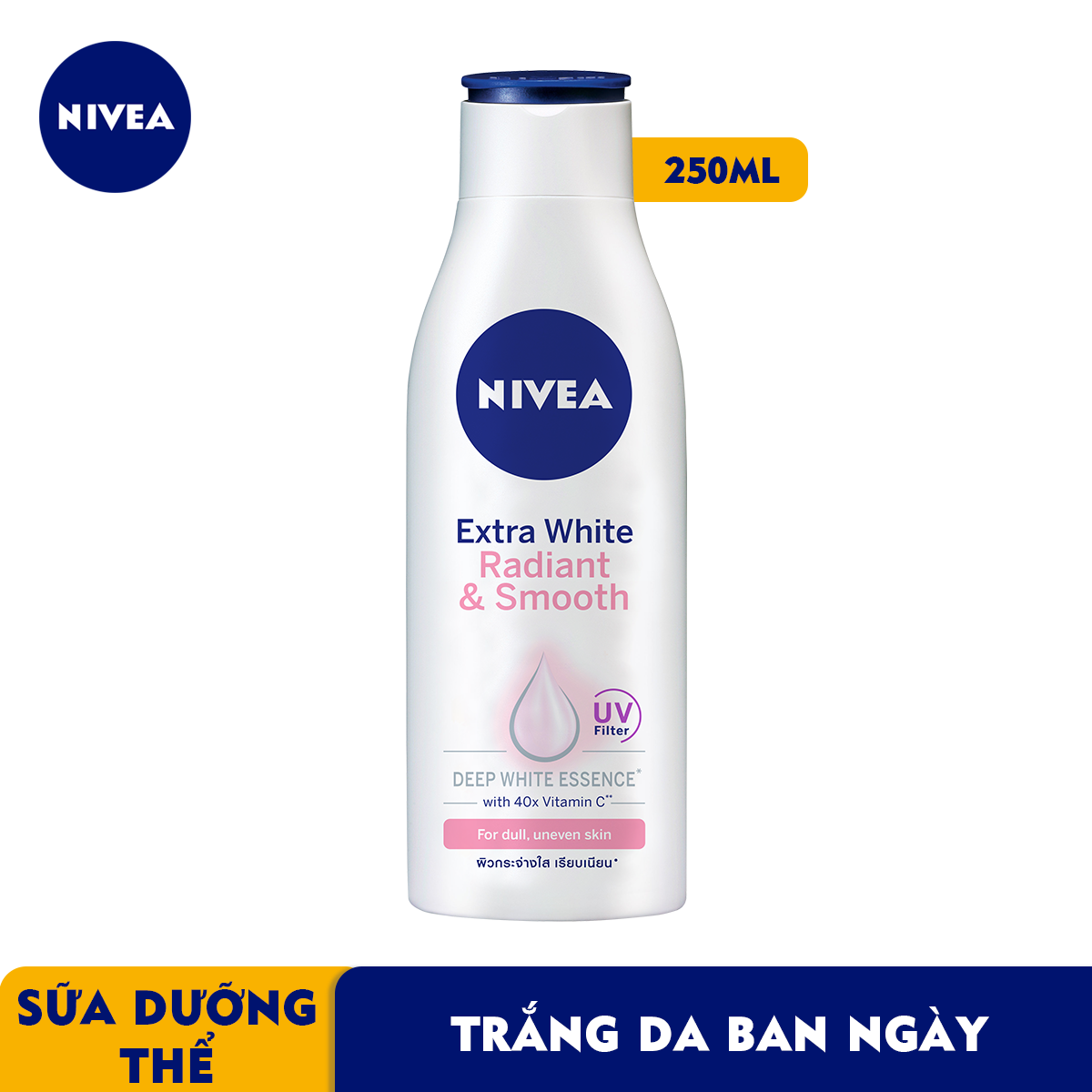 Sữa Dưỡng Thể Trắng Da Chống Nắng Nivea 83805 (250ml)