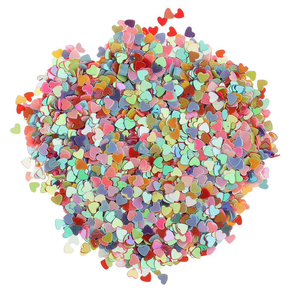 Rainbow Heart Table Confetti Wedding Birthday Hen Party Baby Shower Supplies