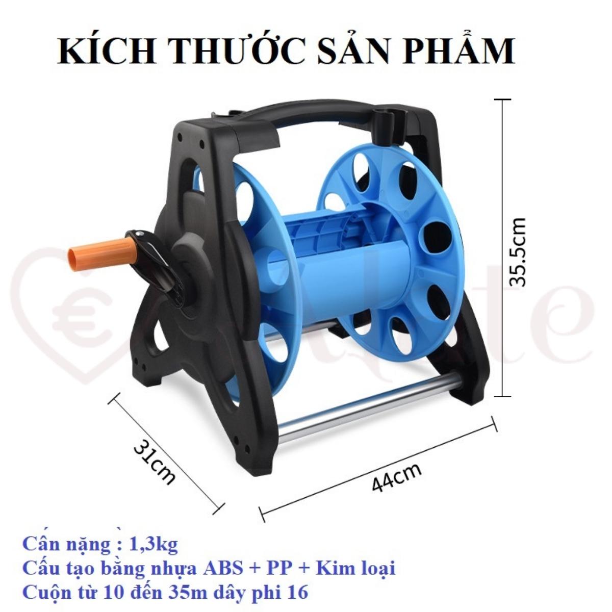 Vòi tưới cây 10 tia, ống dây nước 3 lớp phi 16 dài từ 10 đến 35 mét đủ khớp cút nối nhanh và rulo cuộn bảo hành 6 tháng Alate store