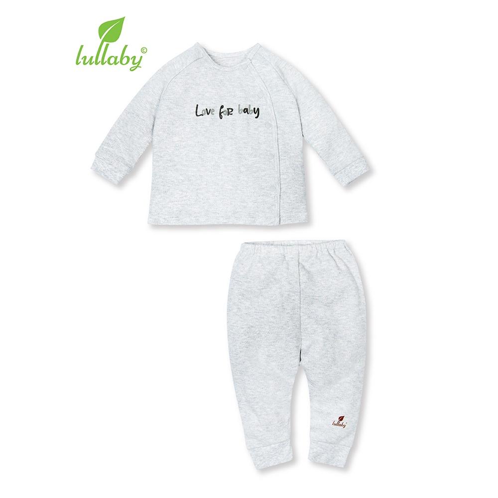 LULLABY - Bộ quần áo cài lệch dài tay bo tay - NH699P - BST FLUFFY PANCAKE