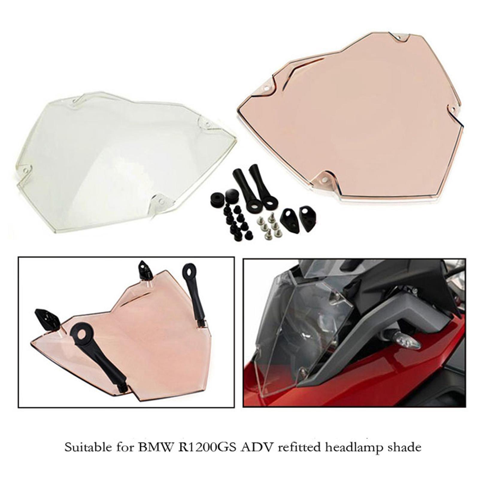 Motorcycle Accessory ABS Plastic Headlight Lamp Protector Guard Protection Kit for BMW R1200GS ADV 2013-2017