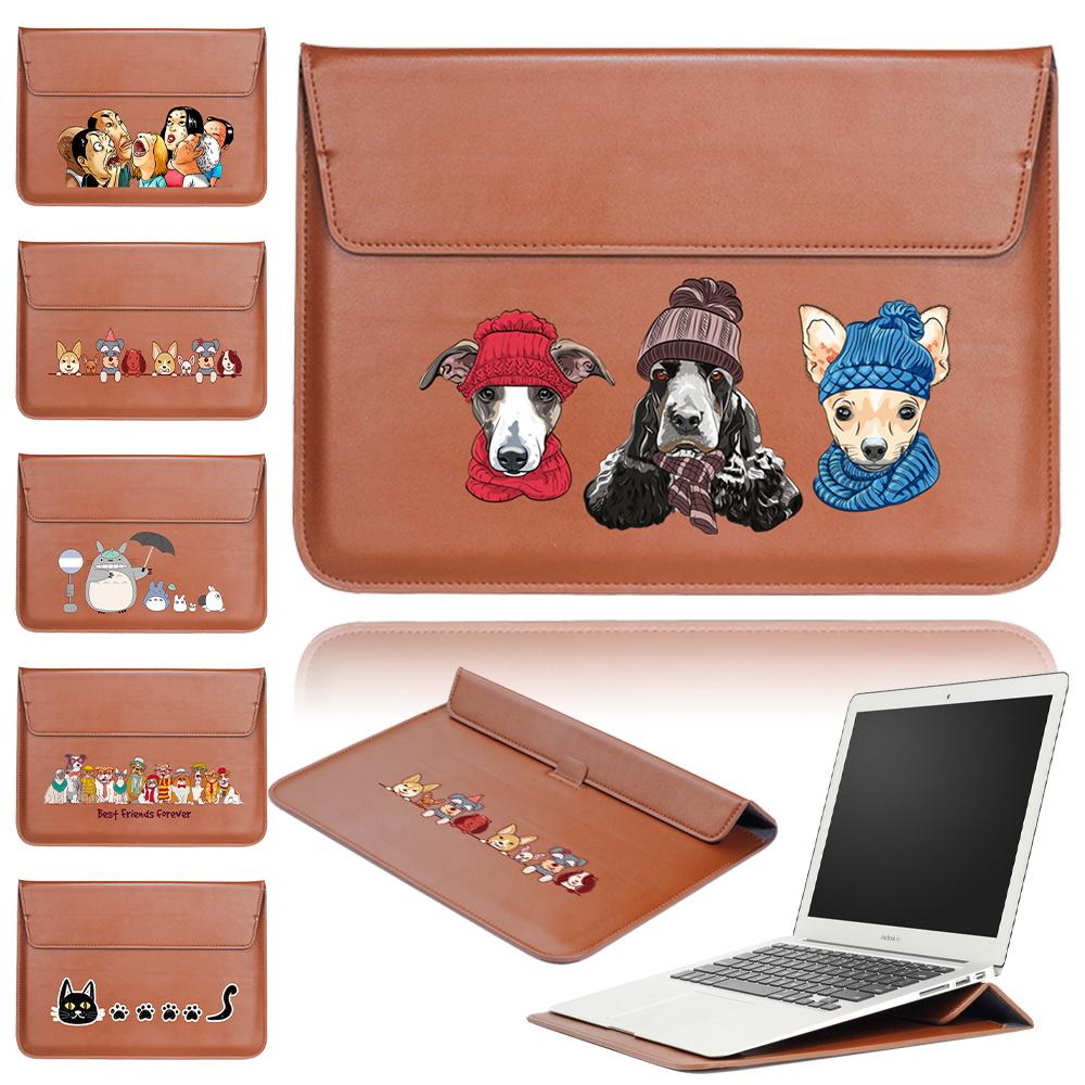 Túi Đựng Laptop 11/12/13/13.3/14/15 Inch Đứng Bao Da Macbook Air Pro Xiaomi HP Dell Acer Chống Thấm Nước Di Động Túi Máy Tính