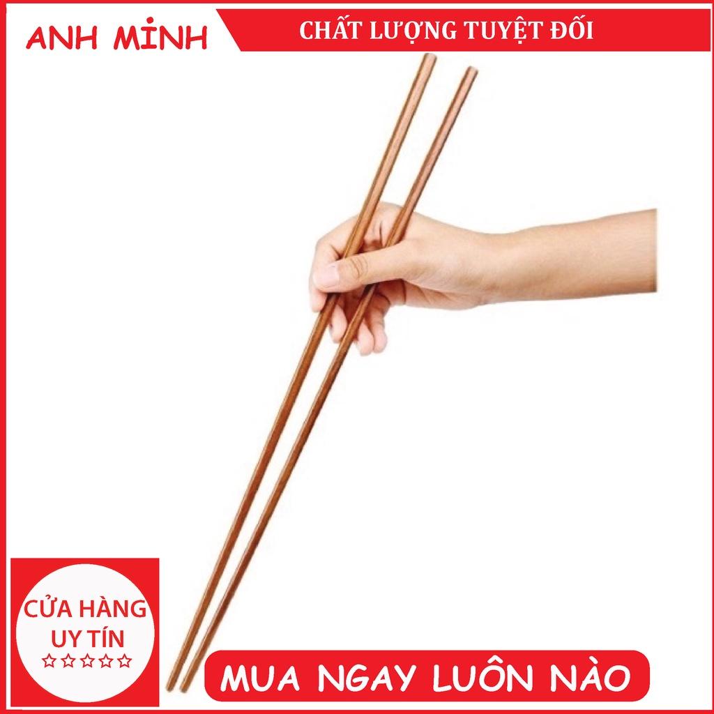 Đũa Dài Nấu Ăn bằng gỗ an toàn cho sức khỏe dài 38cm