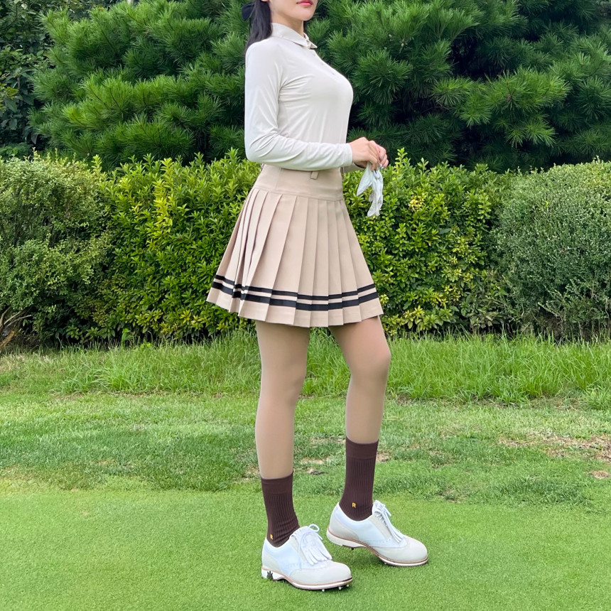 Quần tất golf nữ Bailey White chống nắng, Chống tia UV bảo vệ da - Hàn Quốc