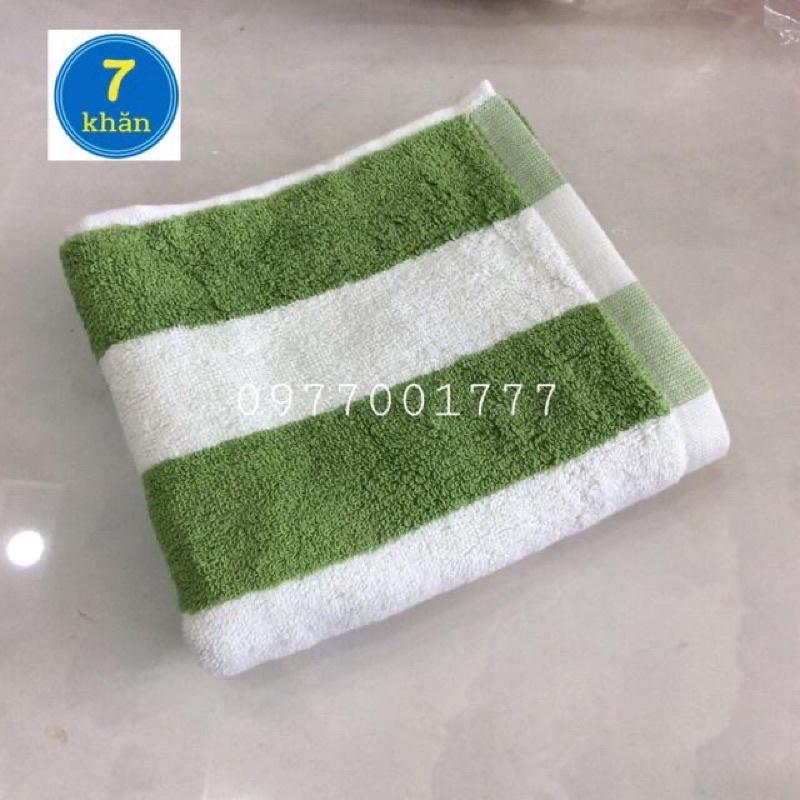 Khăn tắm vừa 50x100cm Kẻ sọc 100% cotton siêu đẹp - KMH