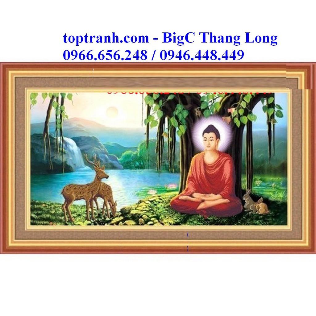 Tranh thêu chữ thập Phật Thích Ca Mâu Ni A1099 chưa thêu