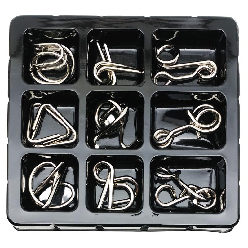 Đồ Chơi Hack Não Khóa IQ - Metal Puzzles 3009B (9 Chi Tiết)