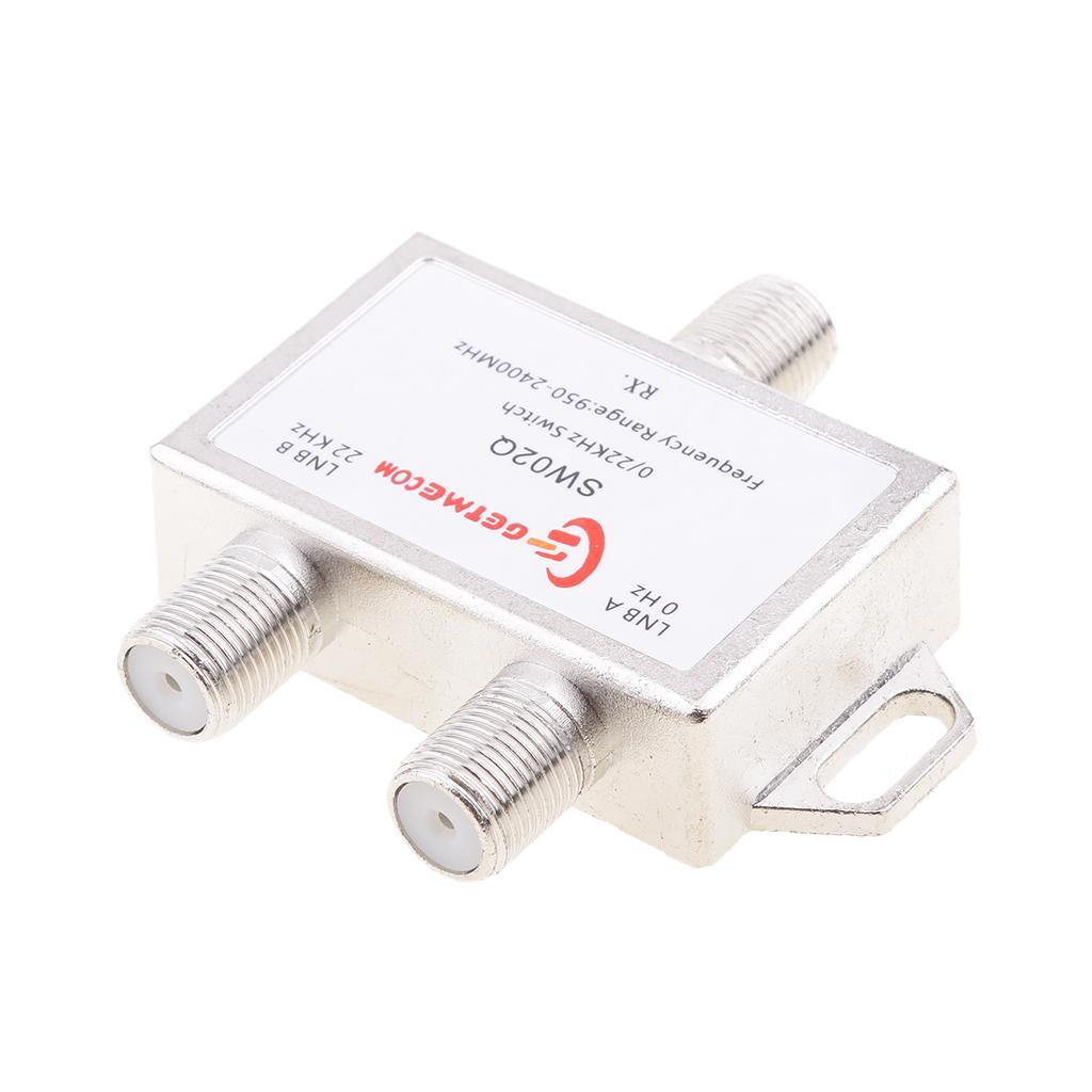 2X 2x1 LNB Multi FTA Switch 0/22KHz LNBF