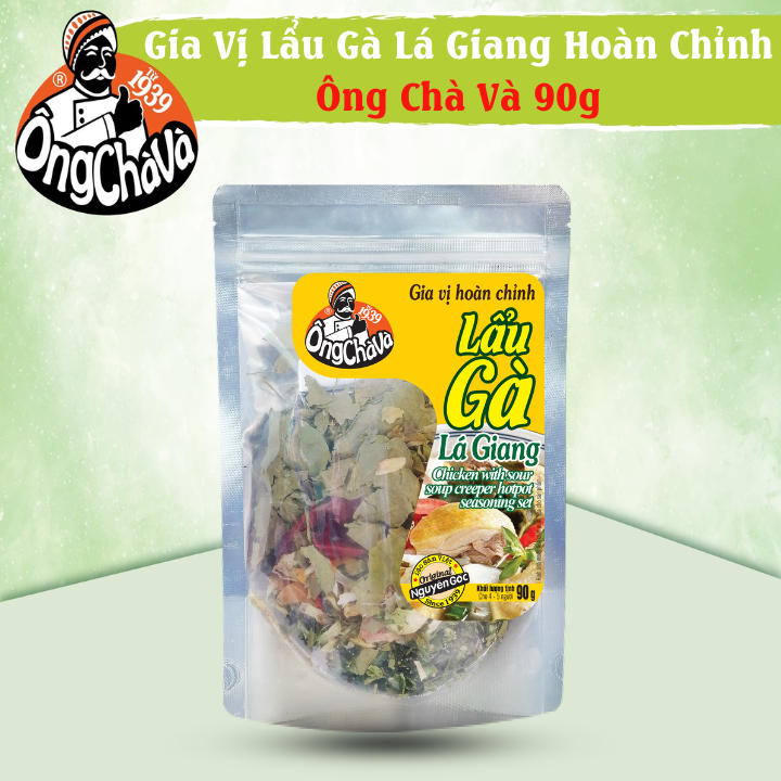 Gia Vị Lẩu Gà Lá Giang Hoàn Chỉnh Ông Chà Và 90g