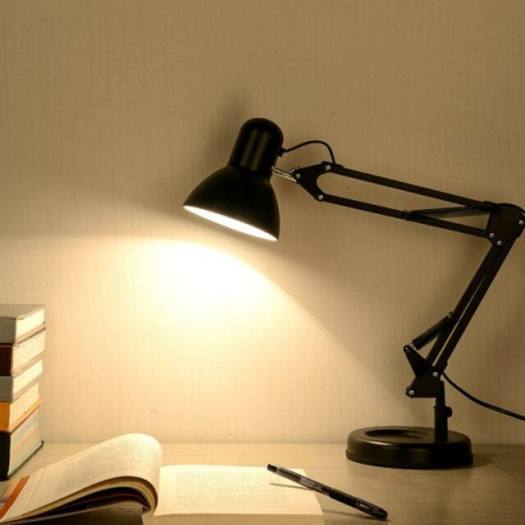 Đèn Để Bàn, Đèn Học Chống Cận Xoay 360 - Kèm Kẹp Bàn chống xê dịch và bóng đèn