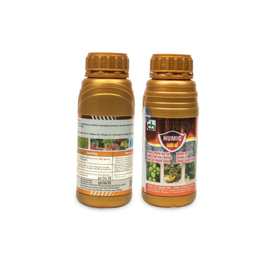 Combo 2 Chai phân bón lá HUMIC SIÊU RỄ đậm đặc (Chai 500 ml)