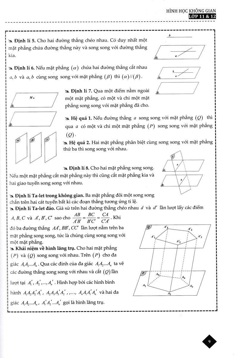 TOP 1 THPT HÌNH HỌC KHÔNG GIAN LỚP 11 &amp; 12_TCD