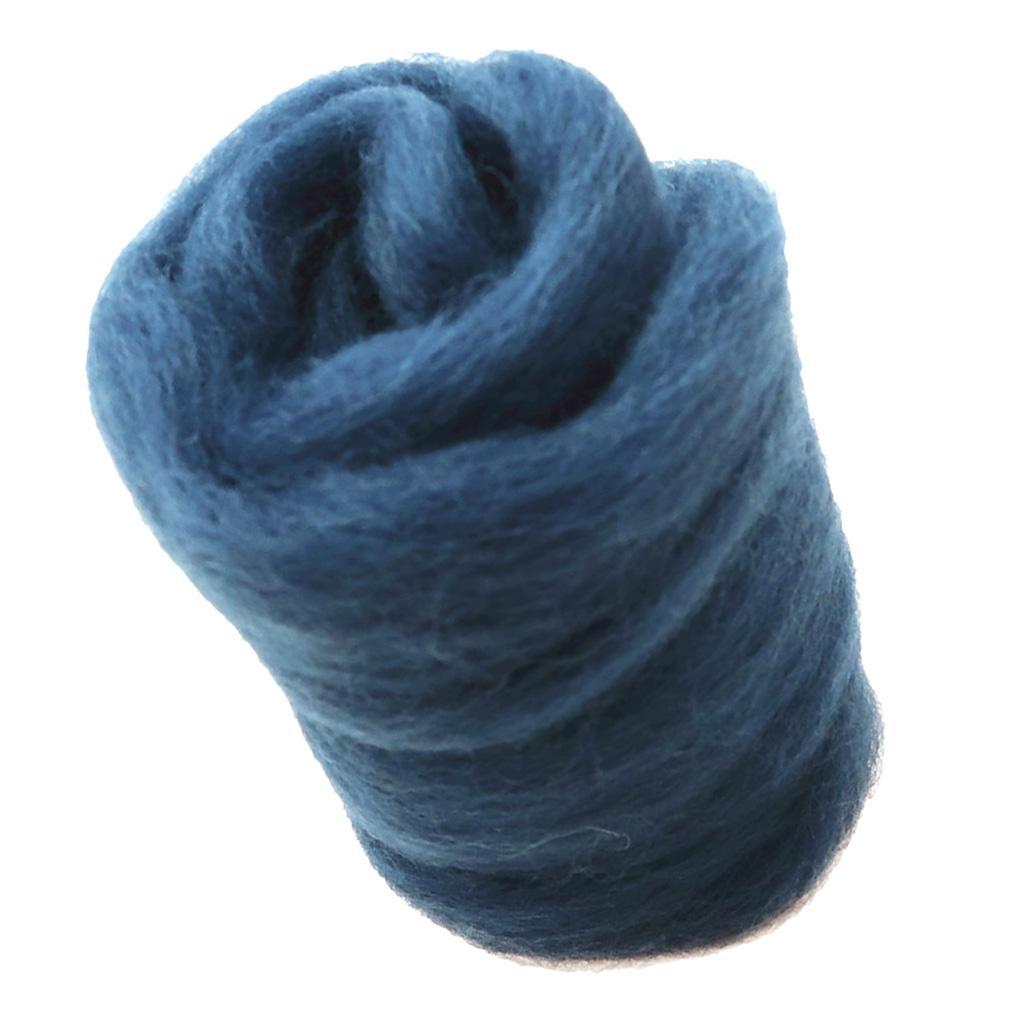3-5pack 10g Soft Wool Roving Felting Wool for DIY Needle Felting Craft Grayish