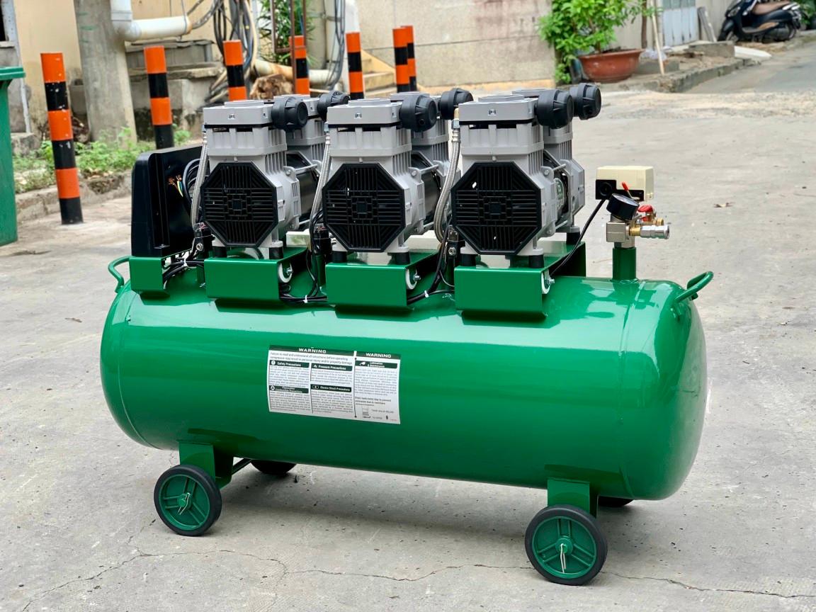 MÁY NÉN KHÍ KHÔNG DẦU 6750W 160L DEKTON DK-AC89-160 - HÀNG CHÍNH HÃNG