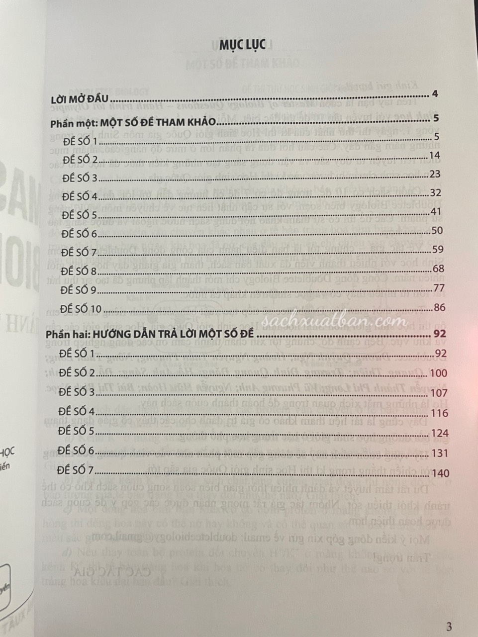 Sách Master Of Biology Questions - Hành Trình Tới Olympic Sinh Học