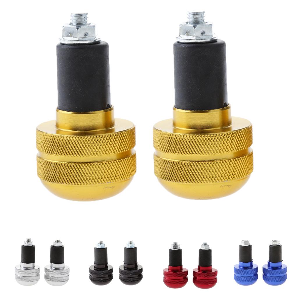 Motorcycle Handlebar Hand Grip Bar Ends Plug Slider For Yamaha