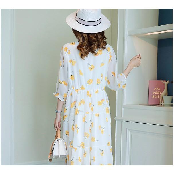ĐẦM BẦU VÁY BẦU CÔNG SỞ VOAN 2 MÀU