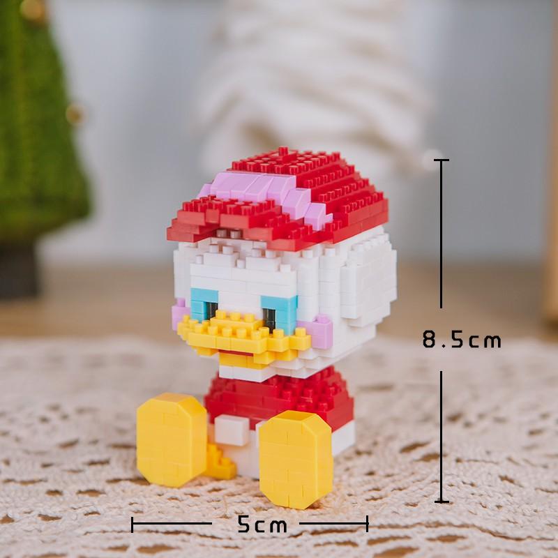 Đồ chơi Lego 3D lắp ráp mô hình nhân vật hoạt hình vịt donald disney dễ thương, quà tặng sinh nhật bạn trai gái