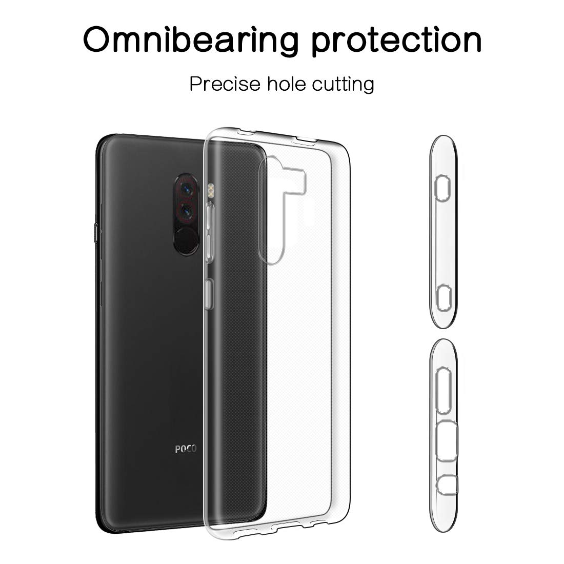 Ốp lưng dẻo dành cho Xiaomi Pocofone F1 hiệu Ultra Thin mỏng 0.6mm chống trầy - Hàng nhập khẩu