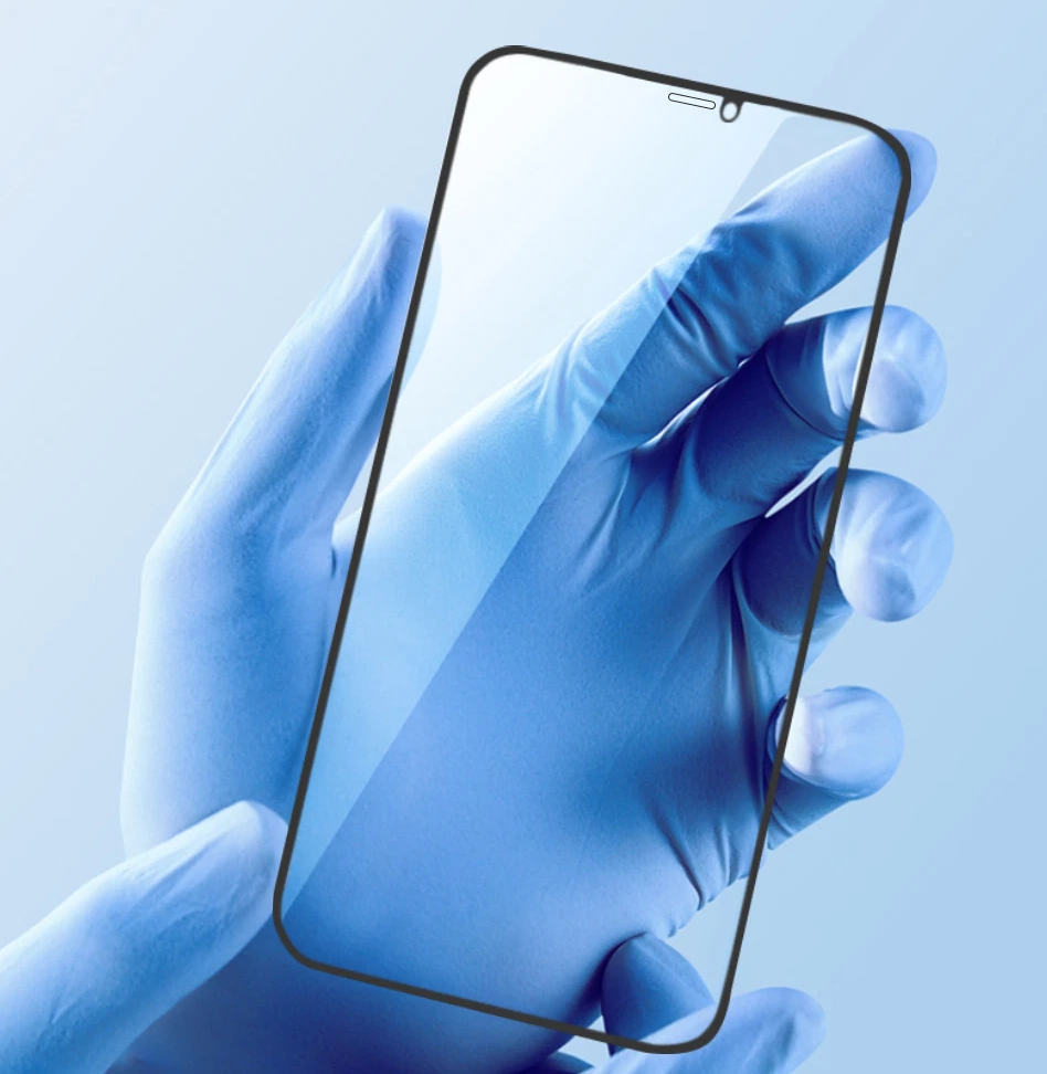 Miếng dán kính cường lực Cho iPhone 13 / 13 Pro / 13 Pro Max full màn hình 2.5D chống nứt vỡ cạnh hiệu WIWU iVista Chống va đập, vát cạnh 2.5D, chống vân tay - hàng nhập khẩu