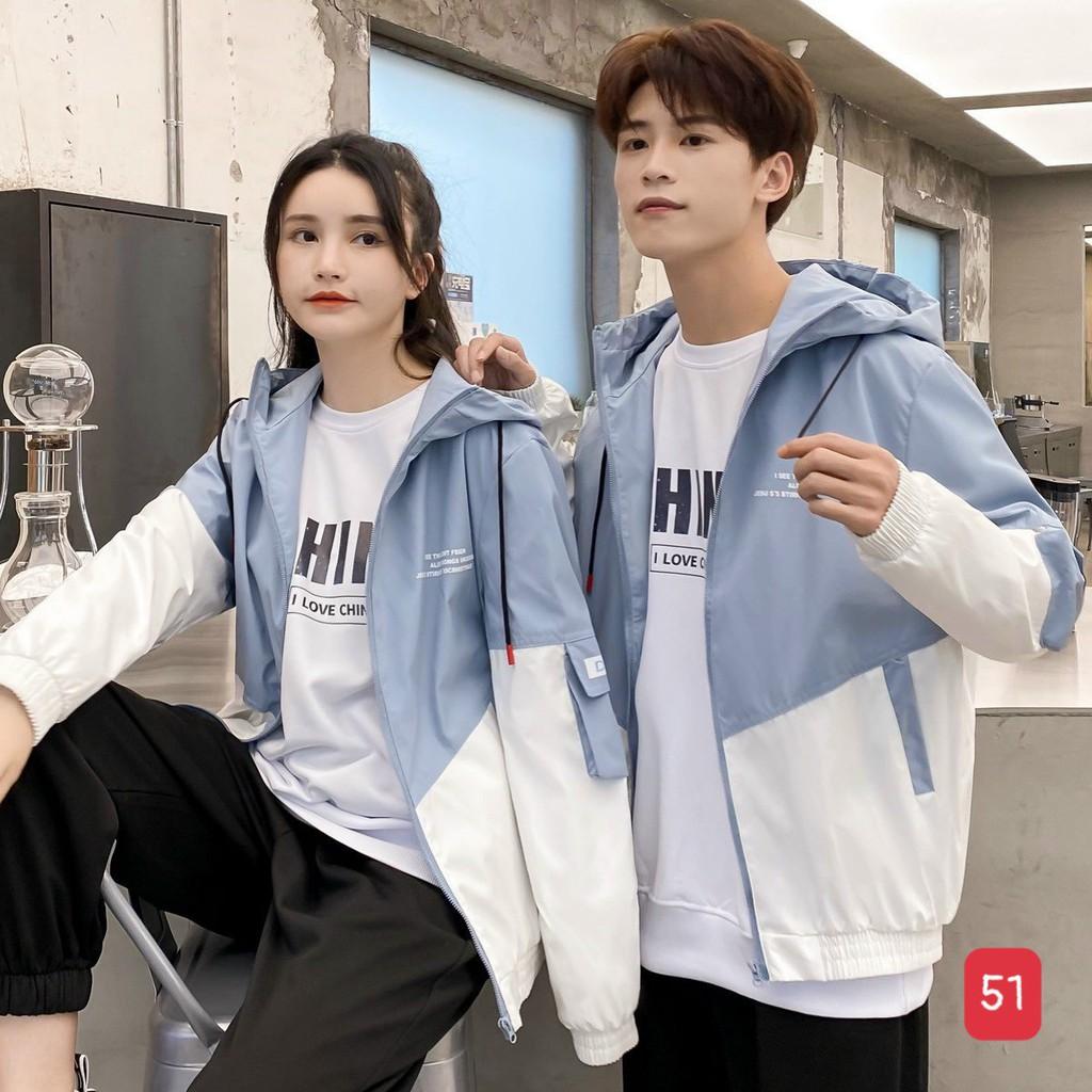Áo Khoác Gió Cặp 2 Lớp Áo Khoác DùThoáng Khí( Hình Kèm Video) Thời Trang Phong Cách TINA ms50