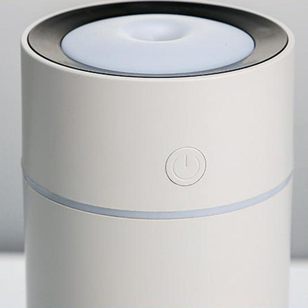 Humidifiers,320ml Ultrasonic Whisper-Quiet Humidifiers for Bedroom with 7 Color LED Display Sleep Timing Mode for Home Baby