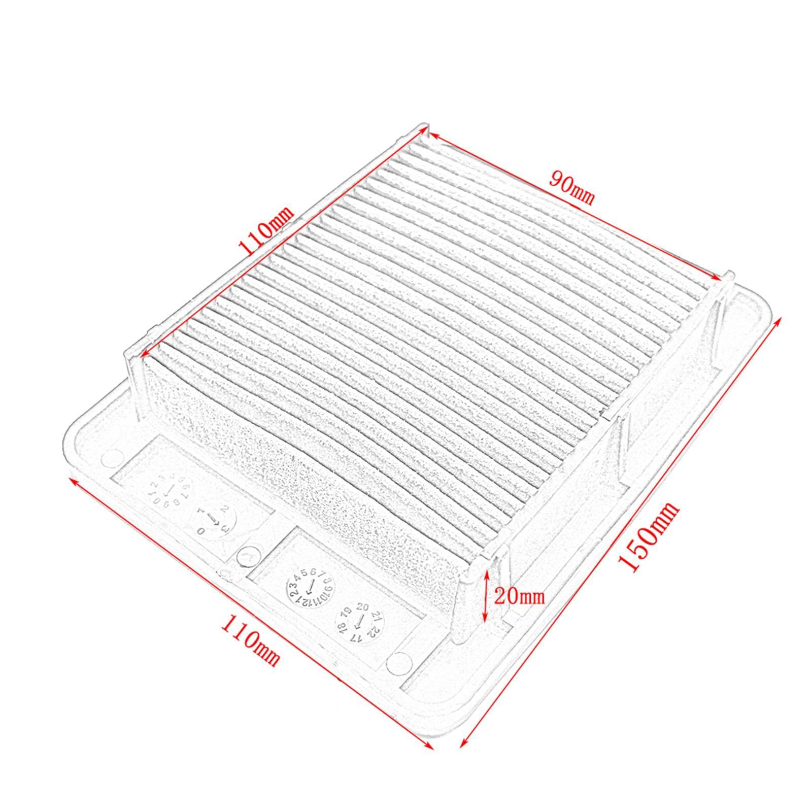 Air Filter Replacement Fit for Suzuki Gsxs150 2017-2018 Gsxr150 2017-2018