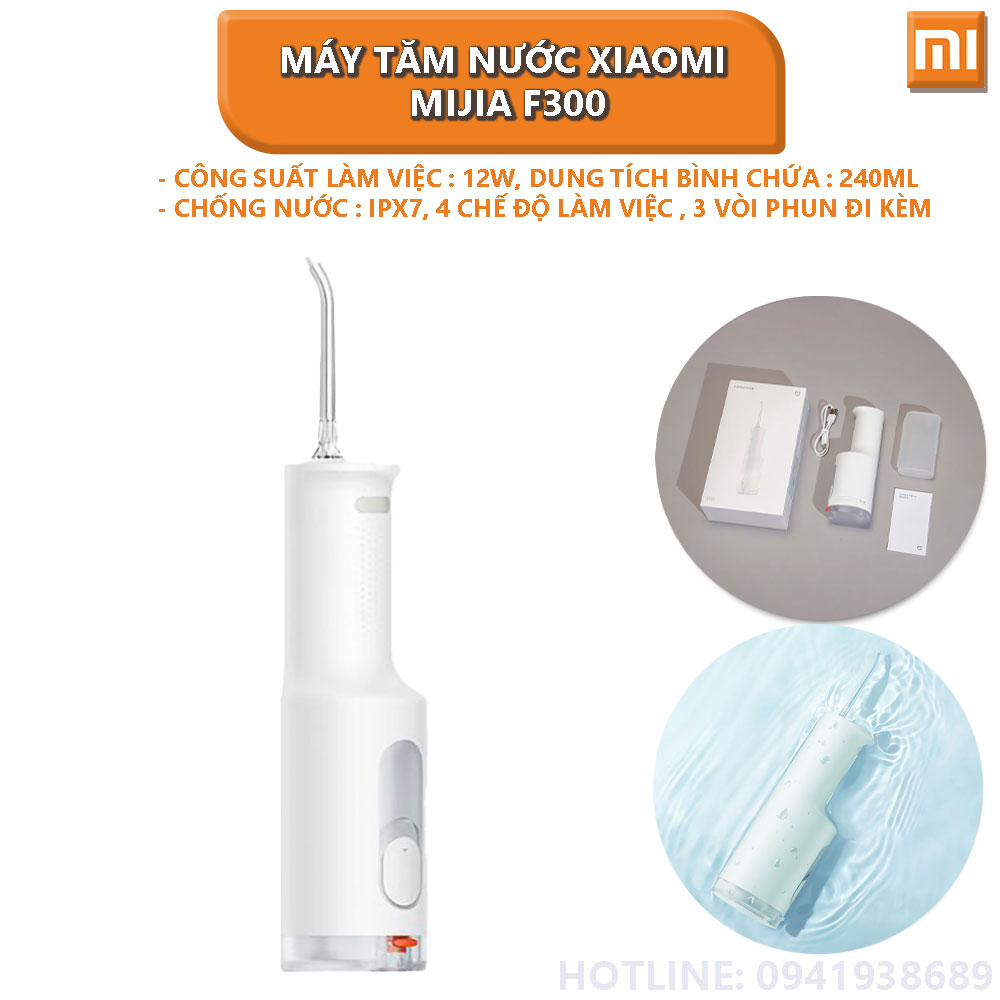 Tăm nước vệ sinh răng miệng Xiaomi Mijia F300 MEO703 - Hàng nhập khẩu