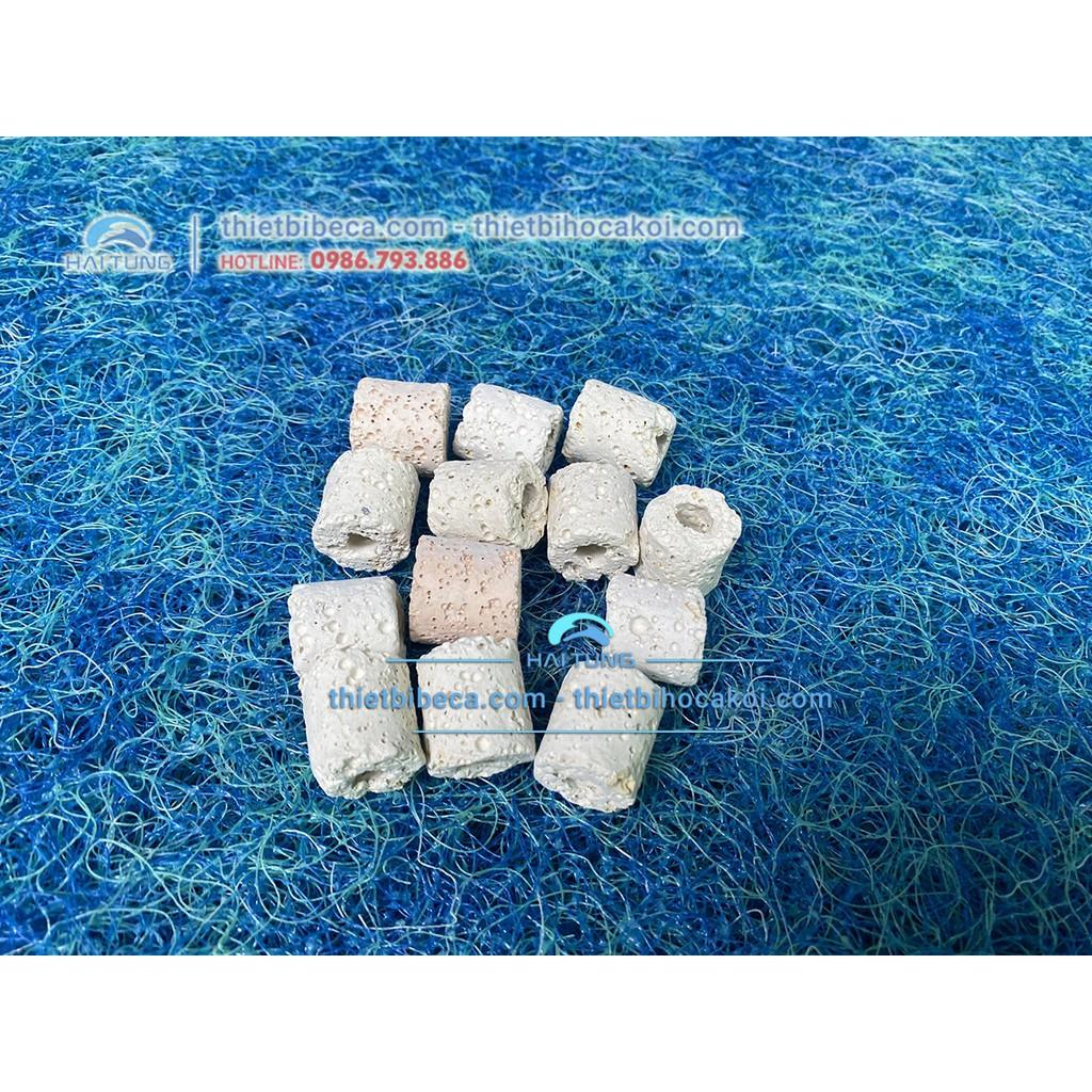 Sứ lỗ lọc nước - sứ viên lỗ vi sinh ̣vật liệu lọc cho hồ cá, bể cá , vật liệu lọc mang lại hiệu quả tốt nhất túi 1