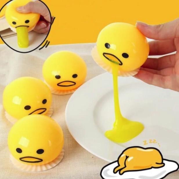 (FREE SHIP 99K) Đồ chơi trứng biến thái Gudetama hút slime dep