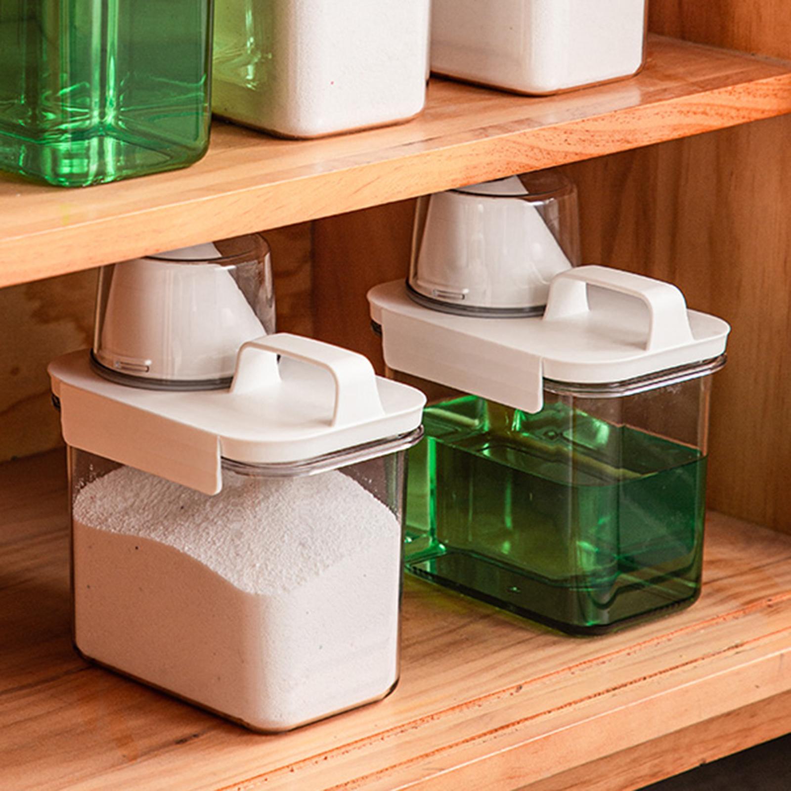 Plstic Lundry Detergent Continer Rice Bin Storge Box for Nuts Rice Flour