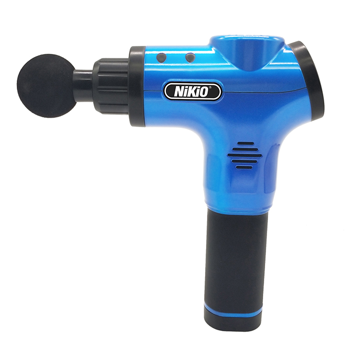 Súng Massage Cầm Tay Nikio NK-170B - 6 Đầu Matxa, 5 Chế Độ, 6 Tốc Độ Mát Xa, Pin Sạc Không Dây 2000mAh - Hỗ Trợ Giảm Đau Nhức Và Giãn Cơ Toàn Thân, Công Nghệ Bộ Gõ Thế Hệ Mới