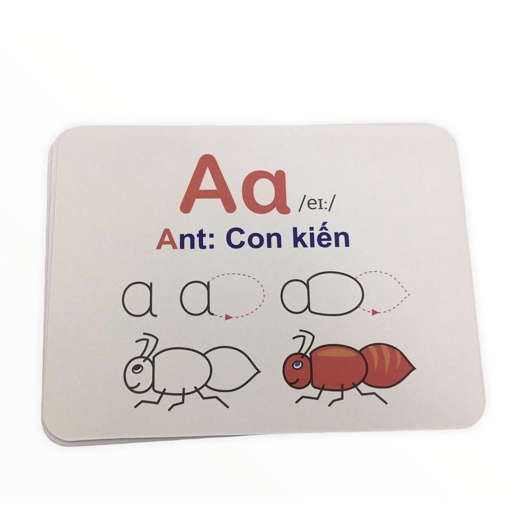 Thẻ Học Thông Minh,Thẻ FlashCards Chủ Đề Chữ Cái Tiếng Anh,Giúp Bé Học Tiếng Anh, Học Vẽ Sáng Tạo