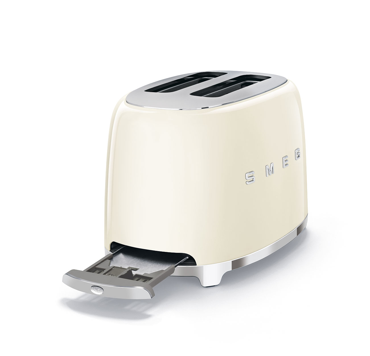 MÁY NƯỚNG BÁNH MÌ SMEG MÀU KEM TSF01CREU/535.43.665 - HÀNG CHÍNH HÃNG