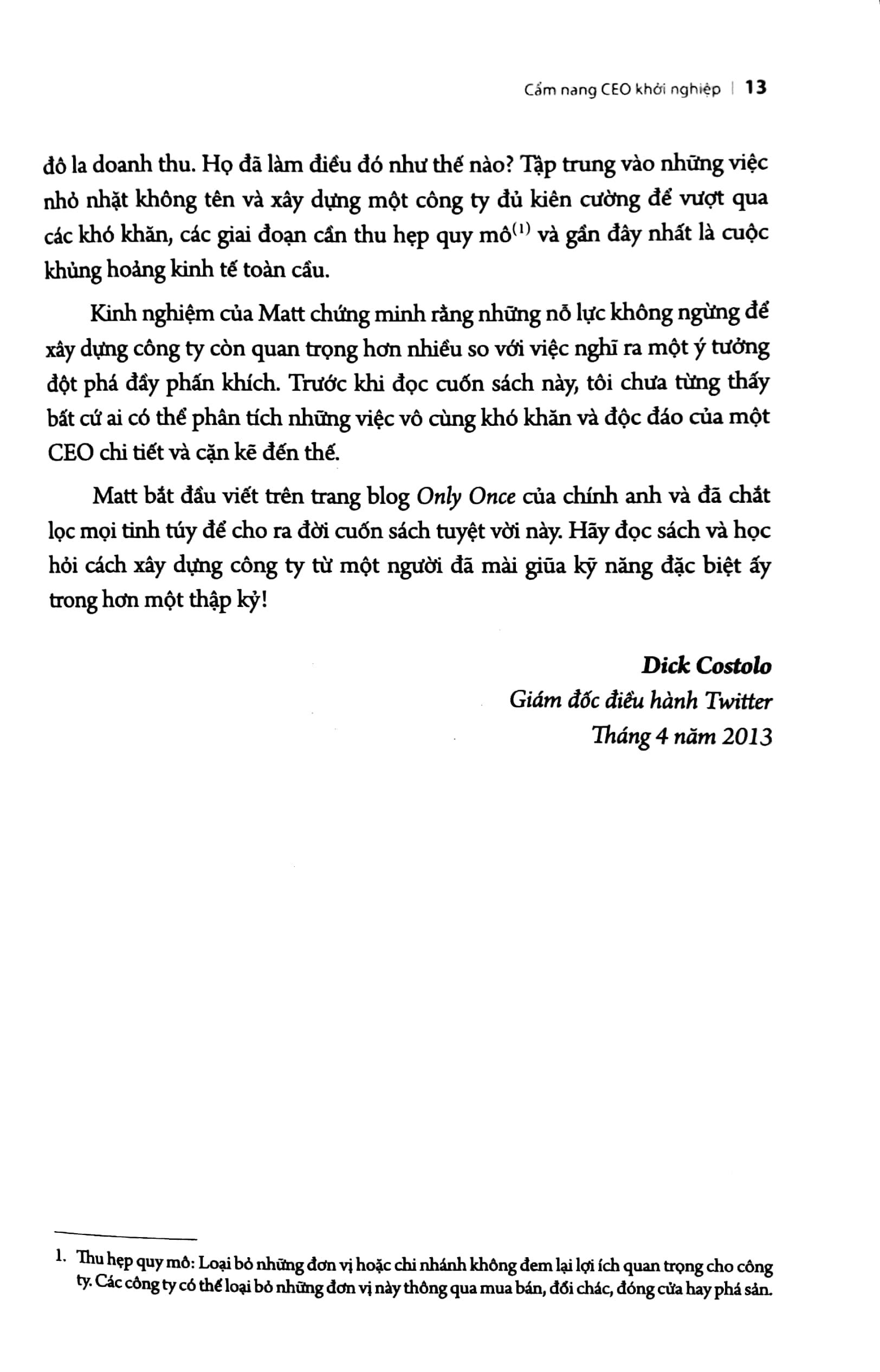 Sách Cẩm Nang CEO Khởi Nghiệp