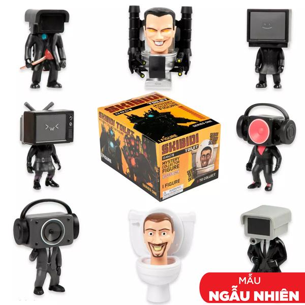 Đồ Chơi Mô Hình Nhân Vật Mini - Skibidi Toilet - Series 1 - Bonkers Toys ST1301 (Sản Phẩm Bên Trong Là Ngẫu Nhiên)