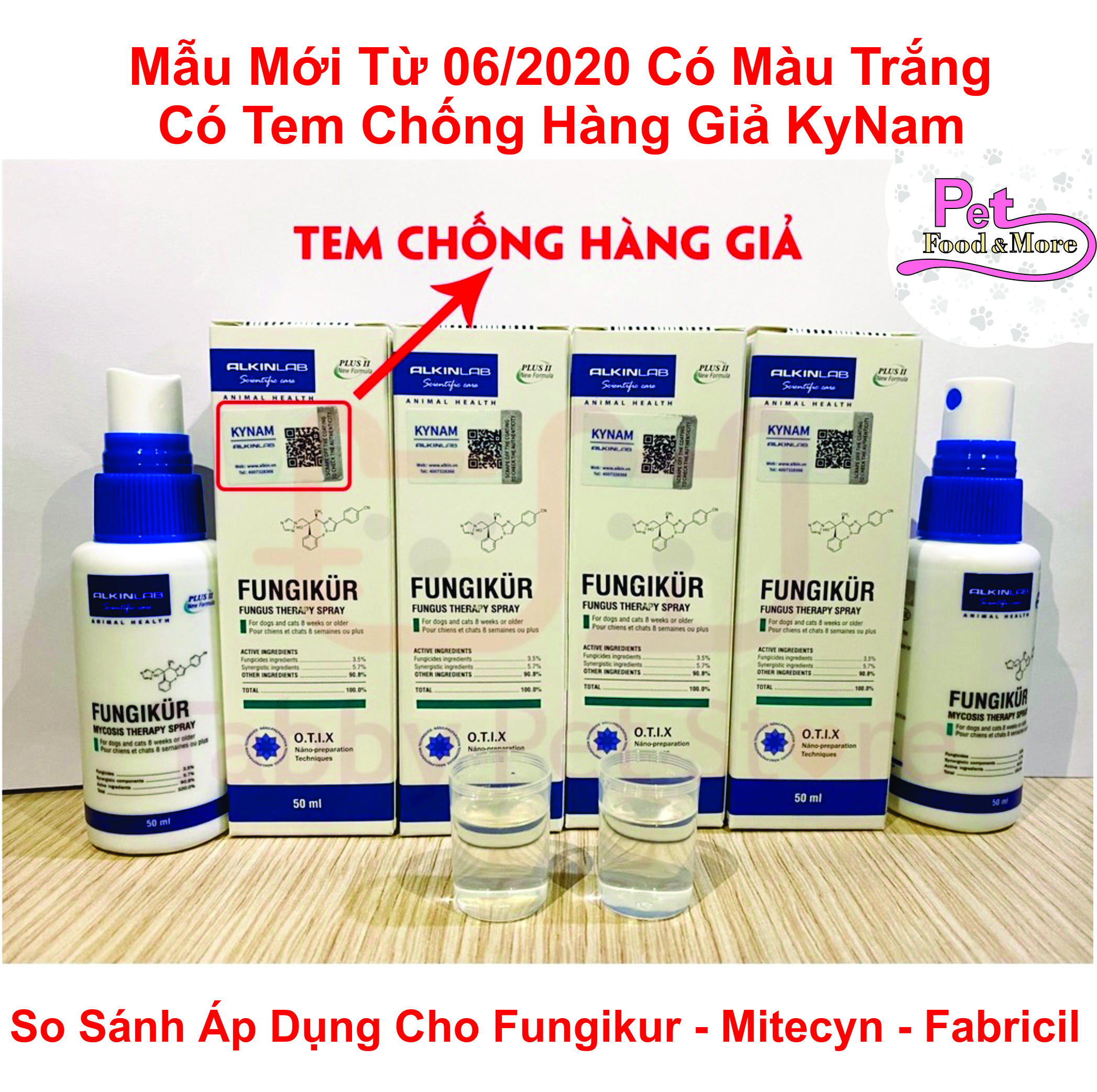 THUỐC DIỆT NẤM CHÓ MÈO FUNGIKUR