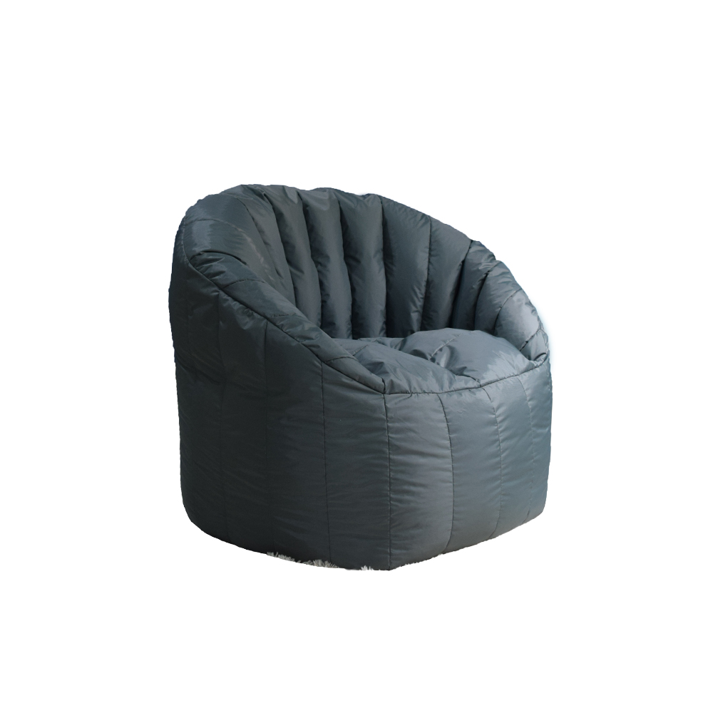 Ghế Lười Hạt Xốp Perlero Beanbag Chất Liệu Vải Dù Màu Xám