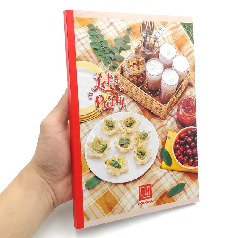 Vở Let's Party - Kẻ Ngang 200 Trang ĐL 70g/m2 - Hồng Hà 1426 (Mẫu Màu Giao Ngẫu Nhiên)