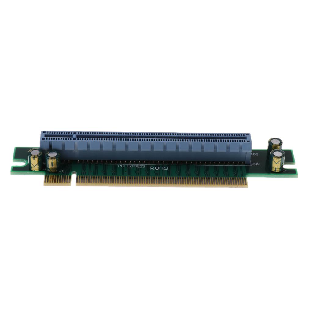 Expansion Board PCIe 16X 90 Degree Adapter Riser Card Converter