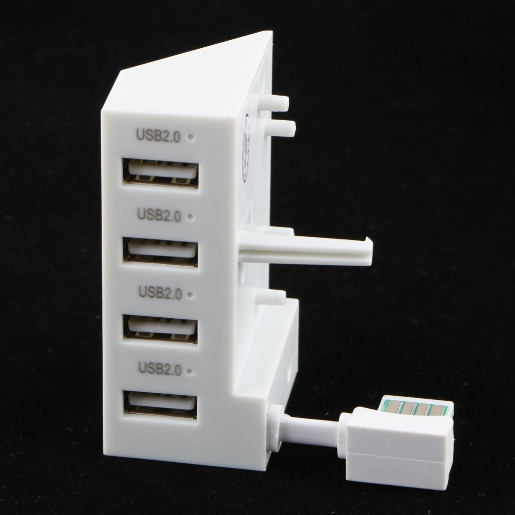 4 Port USB Extender Splitter Adapter Converter HUB for One Slim Console