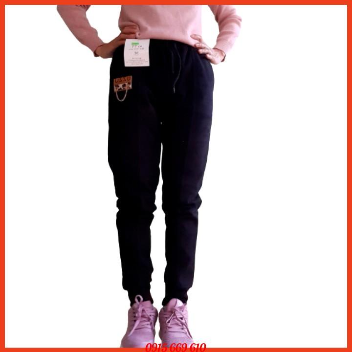 Quần Jogger Bo Ống Thu Đông Nam Nữ Chất Umi Tăm Dày Đẹp - 91