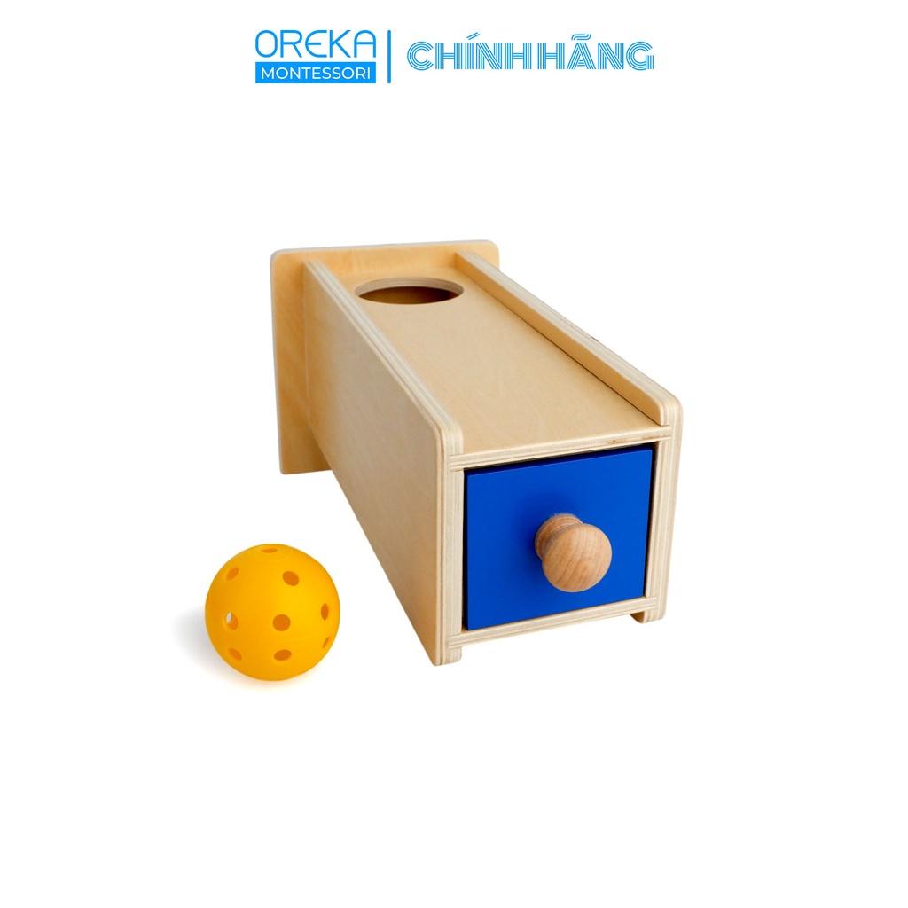 Đồ chơi trẻ em Oreka Montessori Hộp thả Đồ vật Dạng ngăn kéo - 0110200