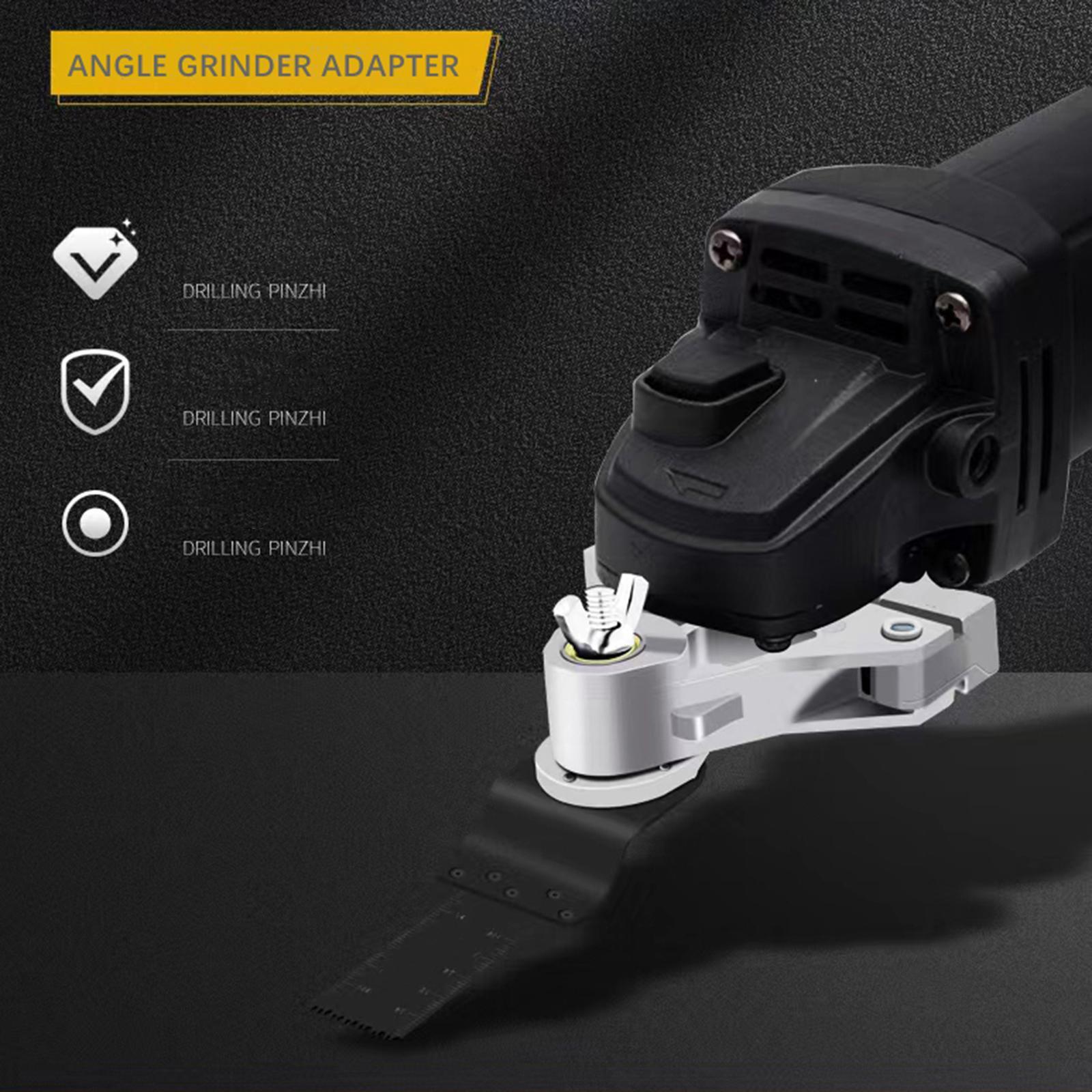 Oscillating Tool Durable Angle Grinder Adapter for Home DIY Cutting Grinding