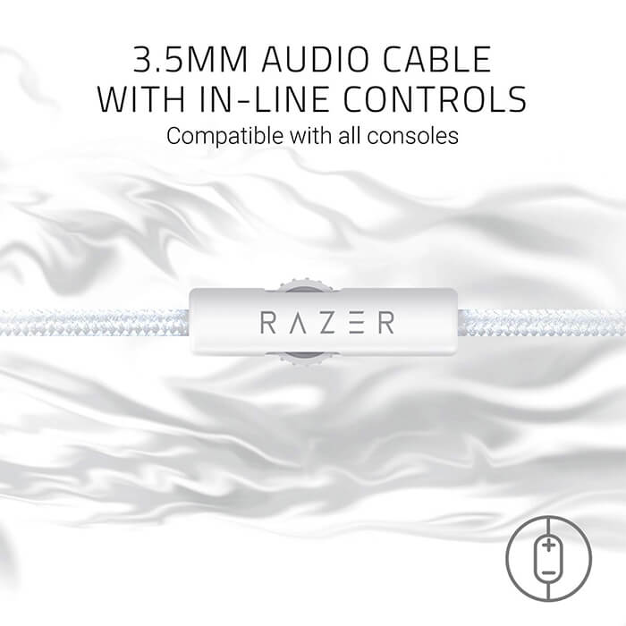 Tai nghe Razer Kraken Multi-Platform Wired - Mercury - RZ04-02830400-R3M1 - Hàng chính hãng
