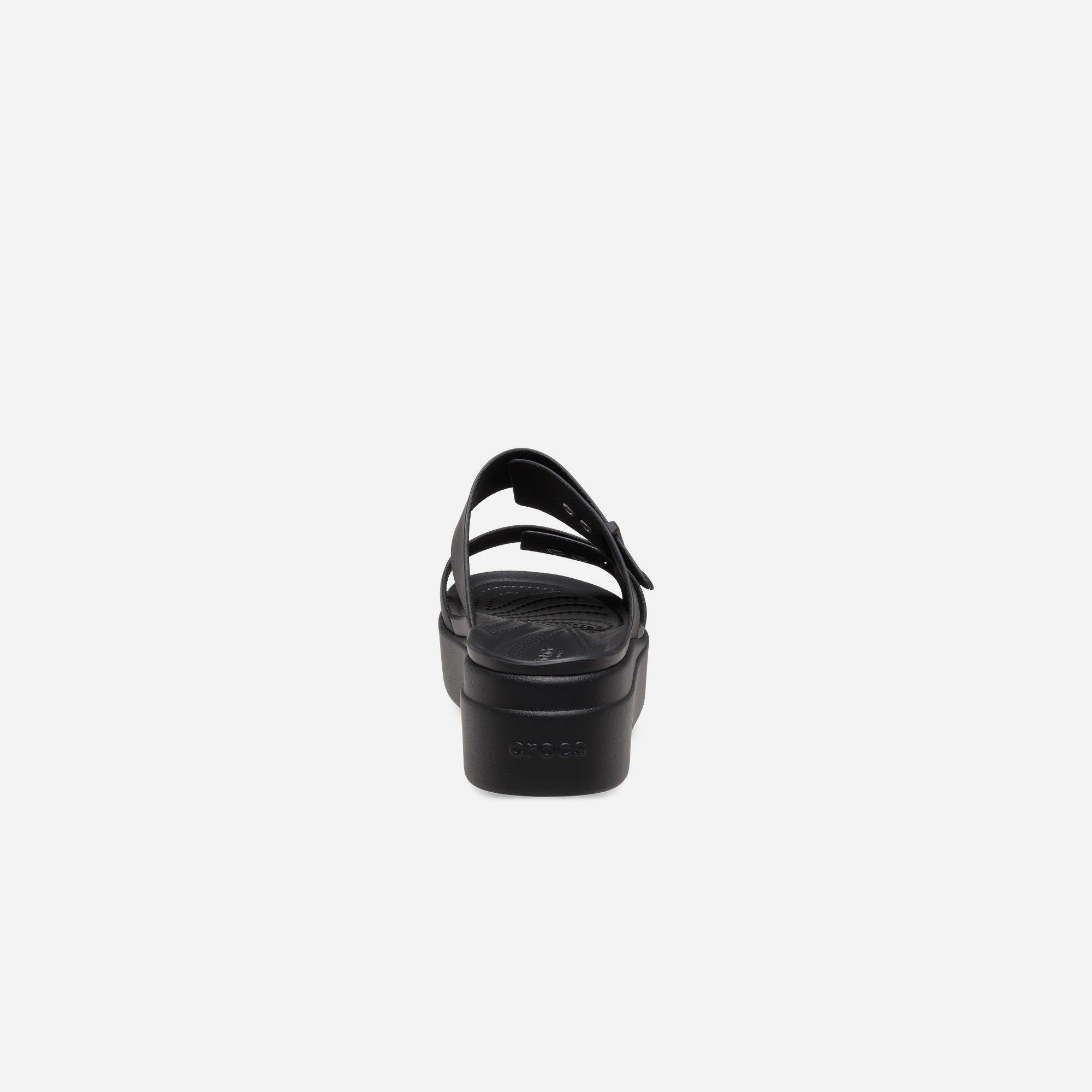 Dép quai ngang nữ Crocs Brooklyn Buckle Low - 207431-001