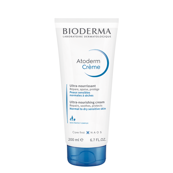 Kem Dưỡng Cho Da Thường Và Da Khô Nhạy Cảm Bioderma Atoderm Crème 200ml + Tặng Kèm Túi Đựng Mỹ Phẩm Cao Cấp