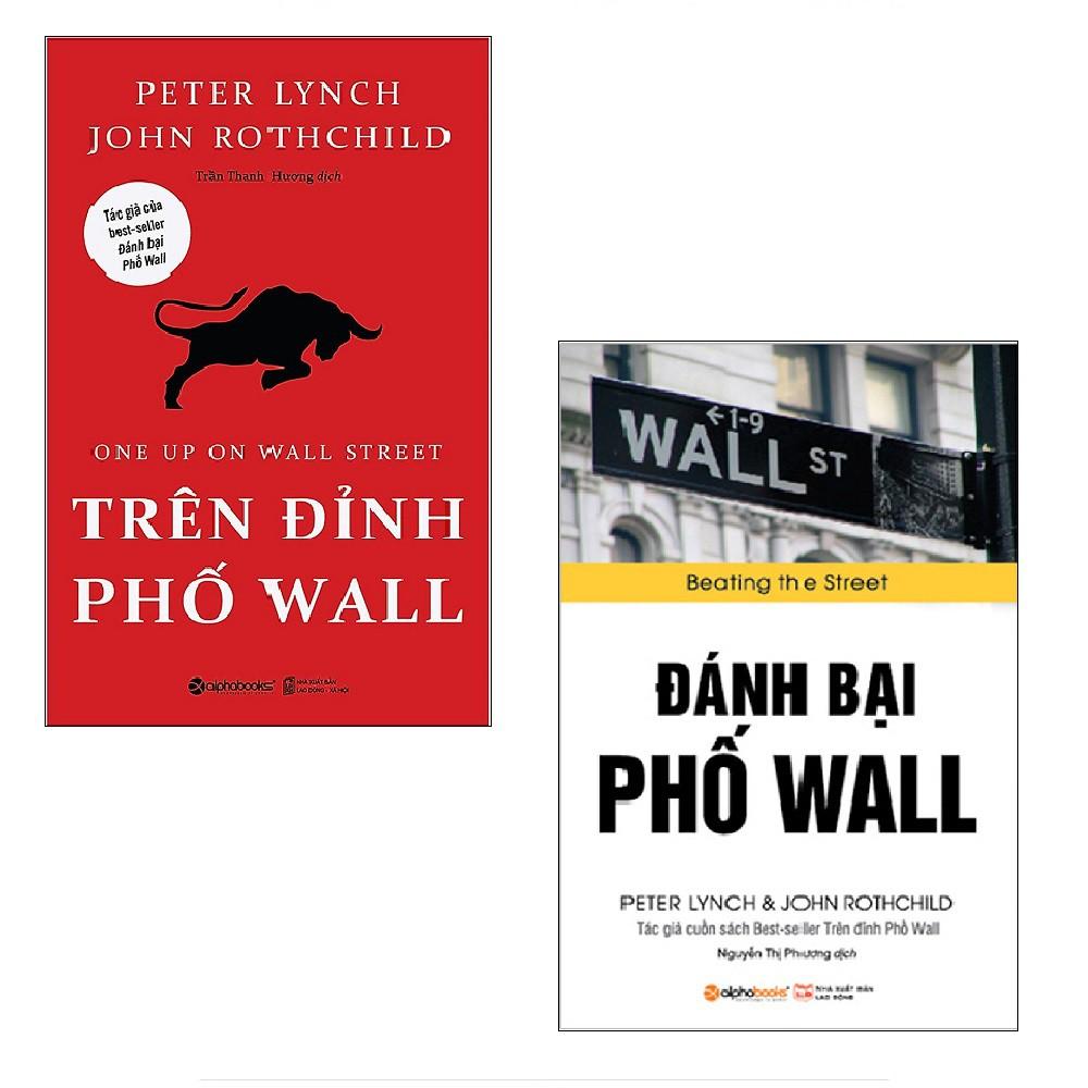 Sách Trên đỉnh phố wall + Đánh bại phố Wall (2 cuốn) - Alphabooks - BẢN QUYỀN