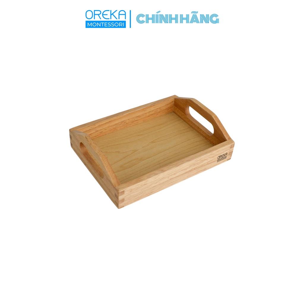 Giáo cụ Oreka Montessori Khay học cụ: Gỗ, Nhỏ - 0210200