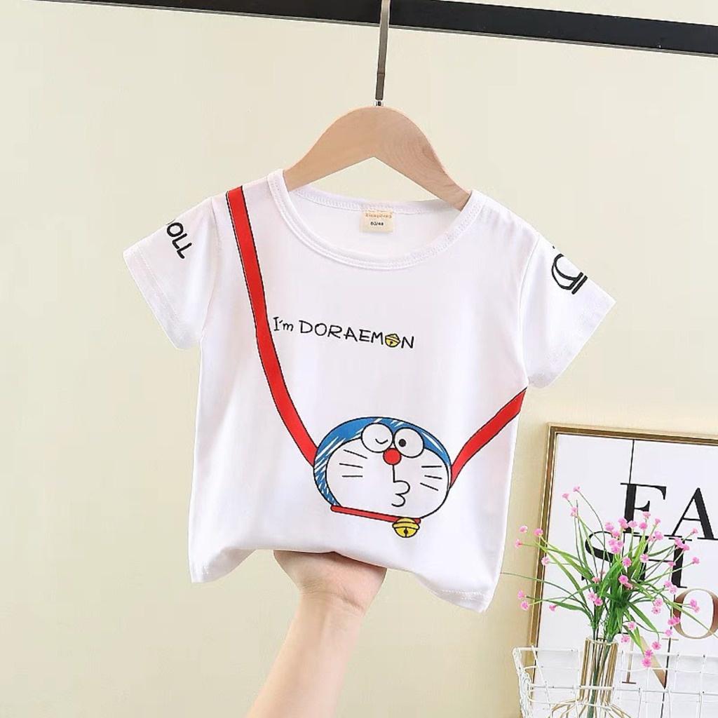 ÁO CỘC TAY THUN LẠNH HOẠT HÌNH BINBON KIDS.ÁO CỘC TAY CHO BÉ VẢI SÀI GÒN ĐẸP CHO BÉ 7-18Kg